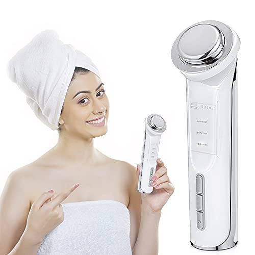 Facial Massager Electric, Facial Skin Care Products for Women, Face Massager for Face Lift Electric, Skin Tightening Machine, Face Massage Cleaning Tools for Anti-Aging Anti-Wrinkleï¼ˆWhiteï¼‰