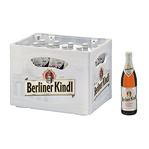 Berliner Kindl - Jubiläums Pilsener 5,1 % Vol. - 20 x 0,5 Liter Flaschen inkl. Pfand MEHRWEG