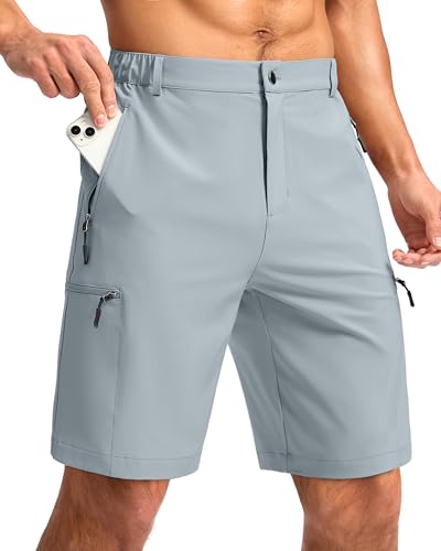 Image of G Gradual Men's Hiking Cargo Shorts 9 inch Quick Dry Lightweight with 4 Pockets