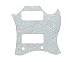 KAISH Standard SG Special Full Face Guitar Pickguard with P90 Pickup Hole White Pearl