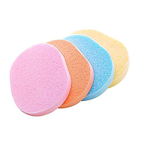 RETON 10Pcs Spugna detergente Salviette umidificate Schiuma detergente Make Up Tipo spugna per il lavaggio Viso Puff Flutter Wet and Dry Usa