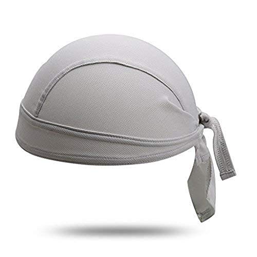 HYSENM Unisex Solid Color Sun UV Protection Cycling Bandana Cap Helmet Liner Skull