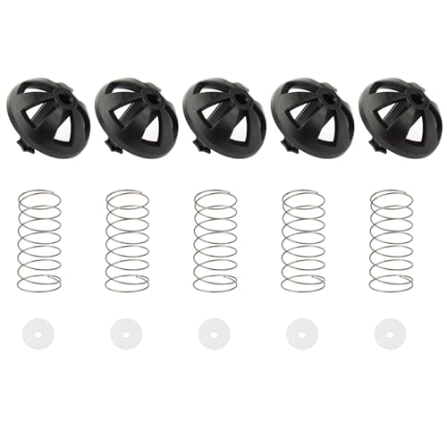 Image of 5 Pack Coffee Machine Brew Basket Bottom Spring Loaded Stopper Kits