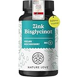 Nature Love Zink - 365 Tabletten (1 Jahr) - Hochdosierte Zinktabletten
