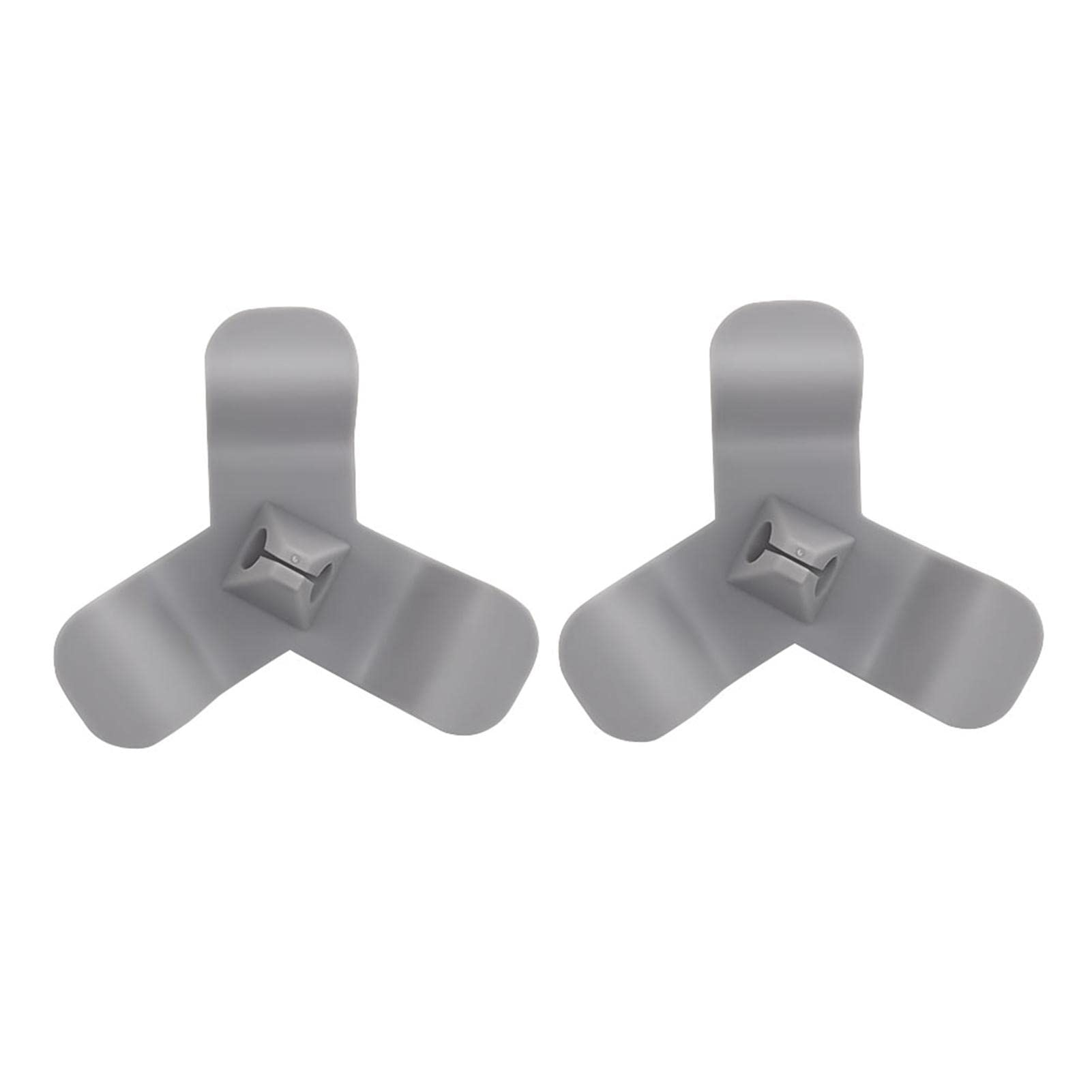 2pcs Cable Organizers, Self Adhesive Cable Wrap Attachment for Cars, Homes and Offices for Cord Storage (2pcs Grey)
