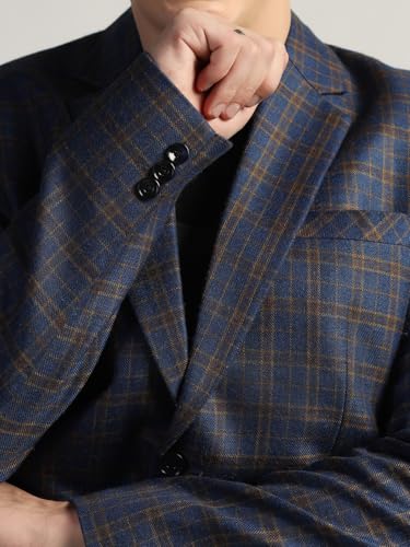 Image of TAHVO Tweed Blazer for Men - Formal & Casual Winter Wear Blazer