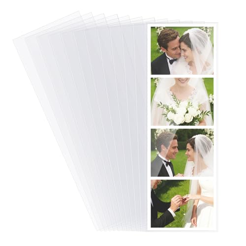 2x6 Picture Sleeves, 2x6 Photo Booth Picture Protector Bags - 100 Pack