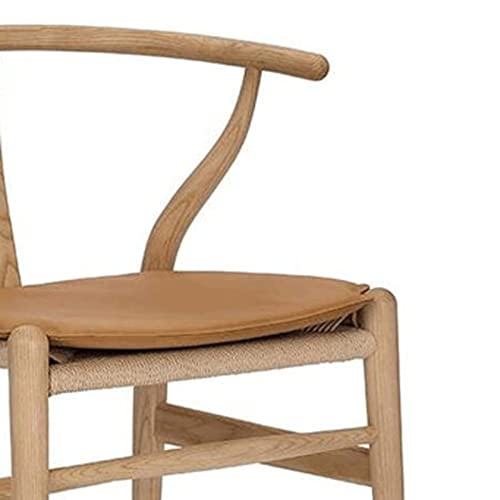 Cojines Wishbone Chair de cuero PU para mejorar el confort en cenas de comedor y salones 4