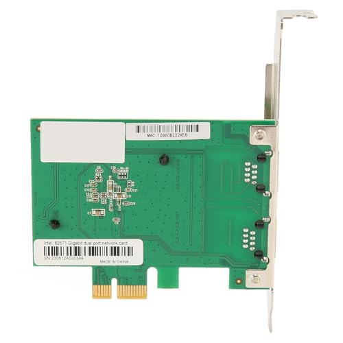 Tarjeta de red Gigabit PCIe para duplicar conexiones RJ45 en PC 7