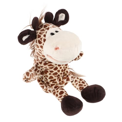 UPKOCH Títere de Mano de Peluche Recién Nacido con Boca Móvil para Roles y Juguete Suave para Actividades