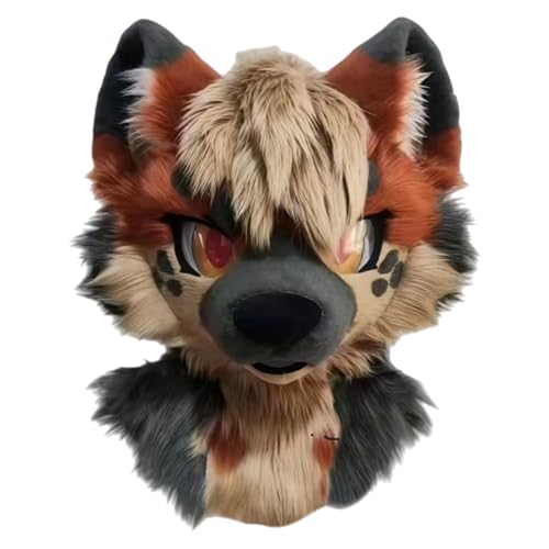 Fursuit a medida con pelaje suave y amigable con la piel en formato de disfraz entero
