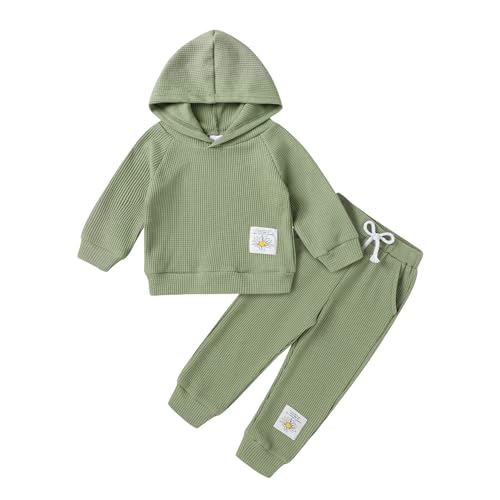 Image of YOUNGER TREE Baby Girl Clothes Toddler Fall Winter Outfits Sweatshirt pants Sweatsuits for Infant Girl Baby Girl Clothing