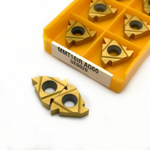 10PCS MMT16IR MMT16ER AG60 VP15TF UE6020 Carbide Inserts CNC miniatura 1