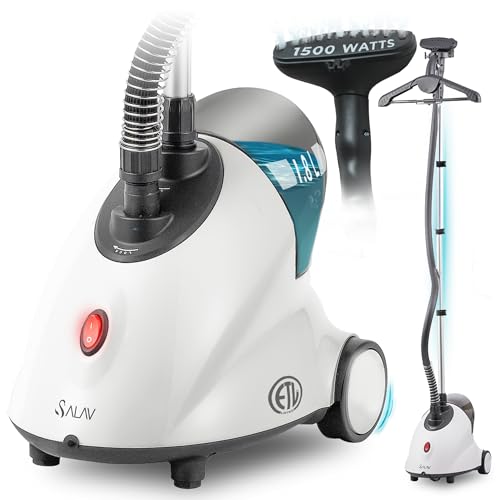 SALAV GS18 Full-Size Clothes Steamer - 1500W Power, 1.8L Water
