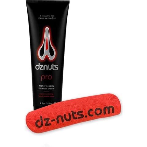 dznuts Men's Pro Chamois Cream 1 Pack + Towel Cover