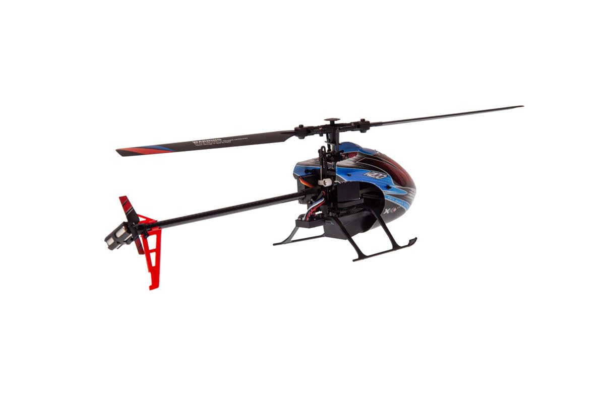 s-idee® WL K200 RC elicottero Rosso Blu 2,4 GHz Giroscopio 6-Axis Elicottero radiocomandato (RC)