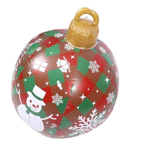 Boules de Noël gonflables Père Noël Cabilock en PVC pour déco extérieure - 8