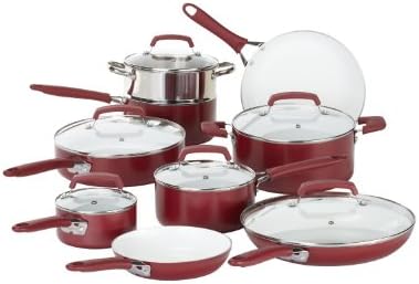 Wearever Ceramic Red 15pc Set
