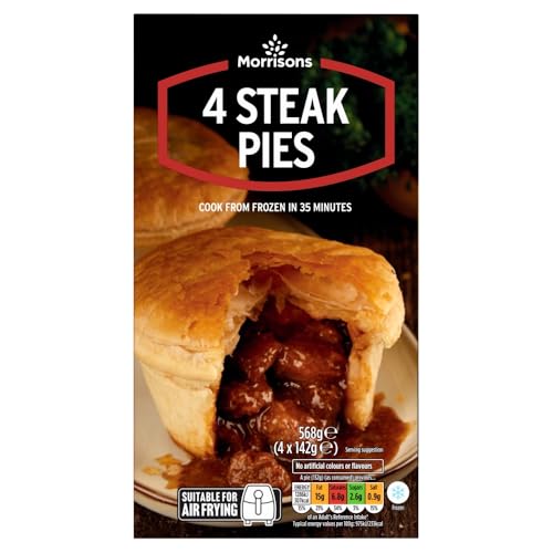 Morrisons Steak Pies 568g