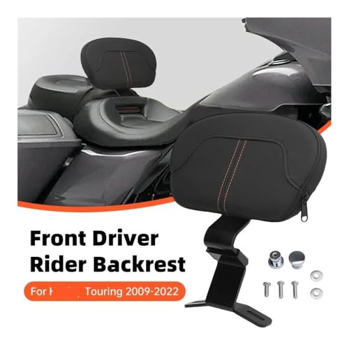 Coussin de dossier passager haut de gamme pour finition Touring Road King et Electra Glide