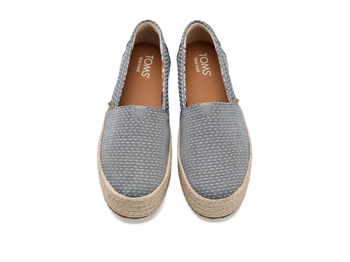 Image of TOMS Women's Valencia Platform Espadrille, Textile Upper, OrthoLite Insole