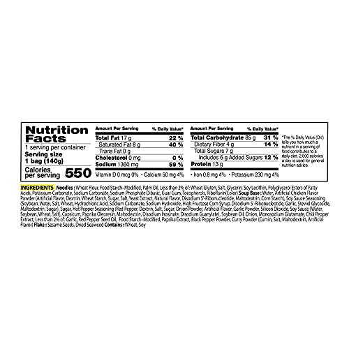 Samyang 2X Buldak (Korean) Hot Spicy Chicken Stir Fried Ramen 4.94 oz (Pack of 5)