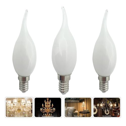 Ampoule LED à filament bougie E27 E14 lampe vis Edison variable lustre lot de 6