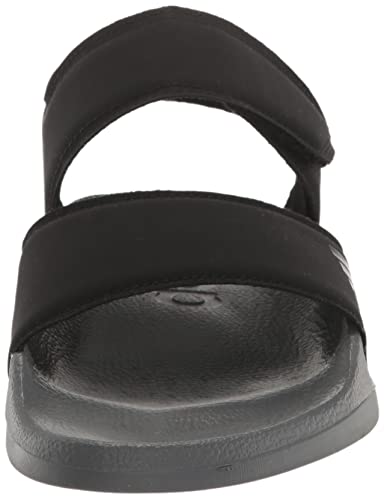adidas Unisex Adilette Sandal, Black/Grey/Black, 4 US Men2
