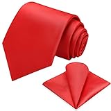 krawatte rot grau Größe & Paket: Inklusive 1 Krawatte + 1 Einstecktuch + 1 Geschenkbox. Krawatte: 3,4 Zoll × 59 Zoll (8,5 cm × 150 cm); Taschentuch: 25 cm x 25 cm (10 Zoll x 10 Zoll); Geschenkbox (mit Trageführer): Erleichtert das Tragen. Die Shinny-Krawatte lässt sich leicht zu Ihrer Zufriedenheit anpassen.