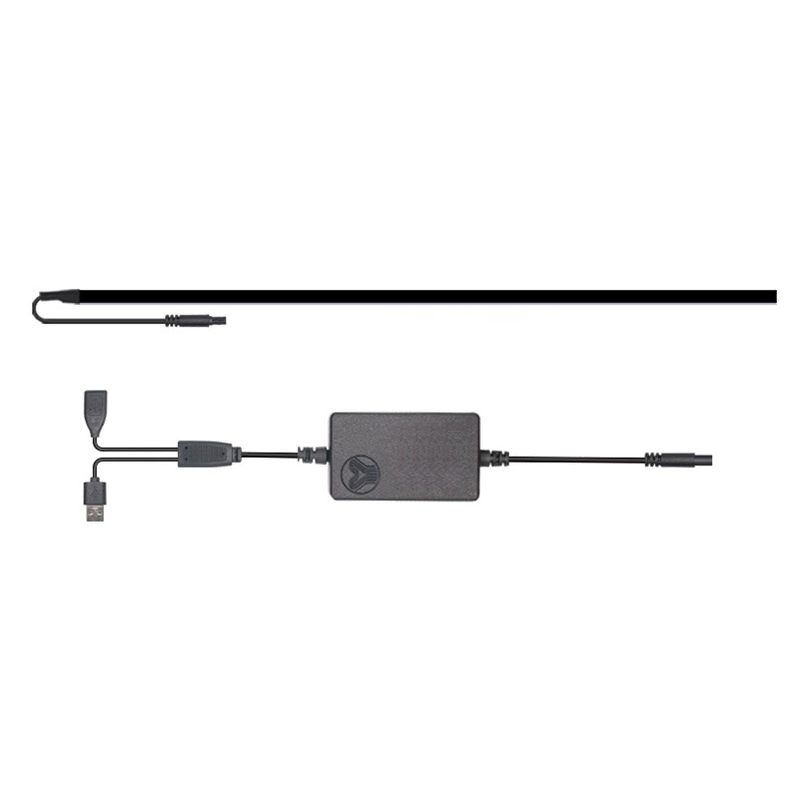 Tira Decorativa Lámpara Ambiente USB Control APP Material Pp con Modo Musical Y Adecuada para Conducción Personalización, con 1 tira de luz