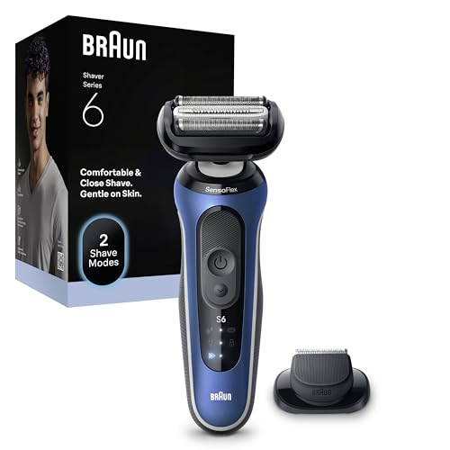 Braun Series 6 Elektrorasierer Herren, Rasierapparat mit 60 Min. Akkulaufzeit,...