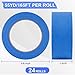 NEOACT 24 Rolls Blue Painters Tape 2 Inch Wide,55 Yards Multi-Surface Residue Free Masking Tape for Walls Painting,Packing,Labeling,DIY Crafts,24 Rolls X 2 Inch X 55 Yards(1320 Yards Total)