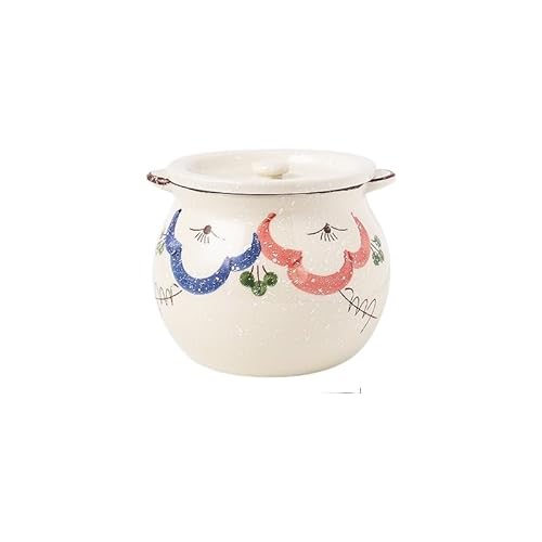 Tloszu 陶器調味料缶シリーズ 和風スタイル 高温焼成 下絵付手描き スプーン位置設計・防塵蓋付き 環境に優れ耐久性
