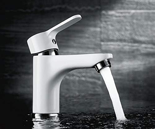 Robinet de lavabo anti-éclaboussures mitigeur cascade laiton rond