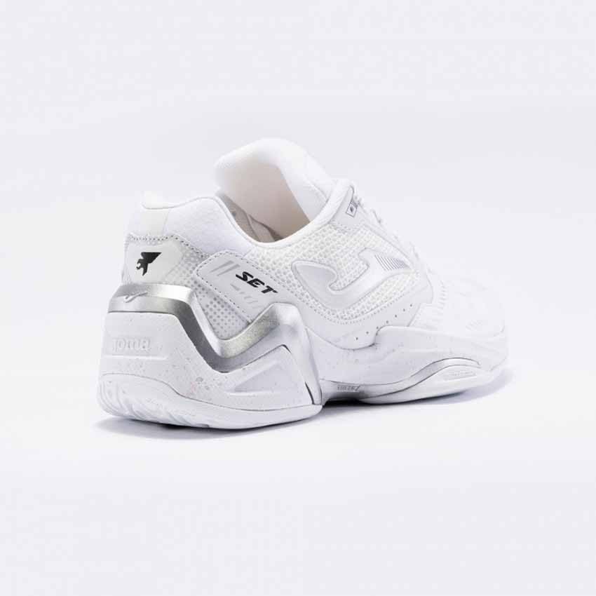 Joma Set Men 2402 TSETS2402AC, Mens, White/Silver, 9.5 US4
