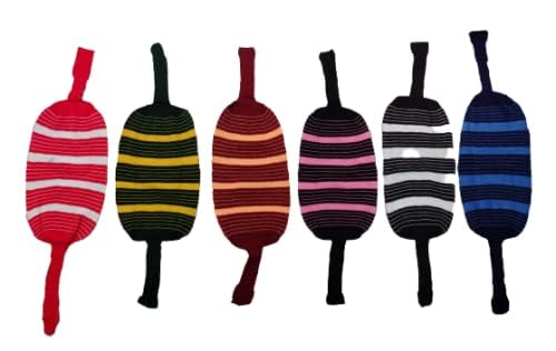 MIK Women's Winter Wear Woolen Muffler (Color & Design Varies) (Pack of 4)-image-10