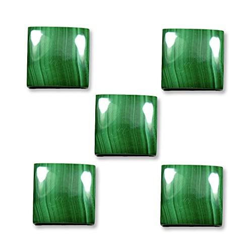Malachite calibré 4x4 à 15x15 mm pour création de bijoux de toutes formes