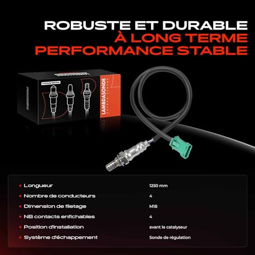 Capteur d'Oxygène Sonde Lambda Haute Précision pour 307 Break 3E C2 250-24748 - 4