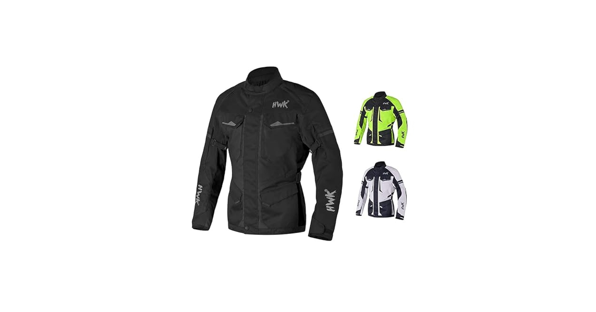 Amazon.com: HWK Adventure Touring Motorcycle Jacket for Men