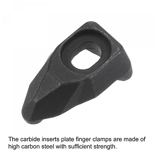 uxcell DLM5 Placas de sujeción de acero al carbono alto 5 piezas miniatura 4