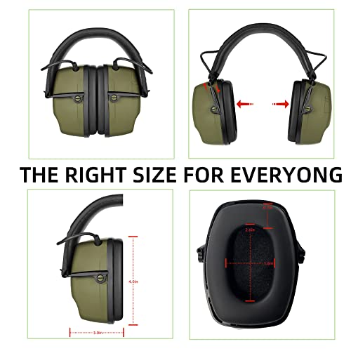 Zohan Em056 Electronic Shooting Ear Protection Earmuff, Hearing Protection Noise Reduction Highest Nrr 30Db With Sound Amplification For Gun Range, Hunting #TOP4