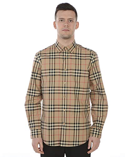 BURBERRY Herren Hemd 8020863, Beige XL