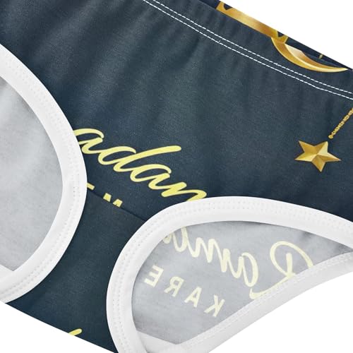 Golden Ramadan Lanterns Toddler Girls Underwear 2t Cotton Panties for Girl Durable Kids Undies Briefs4