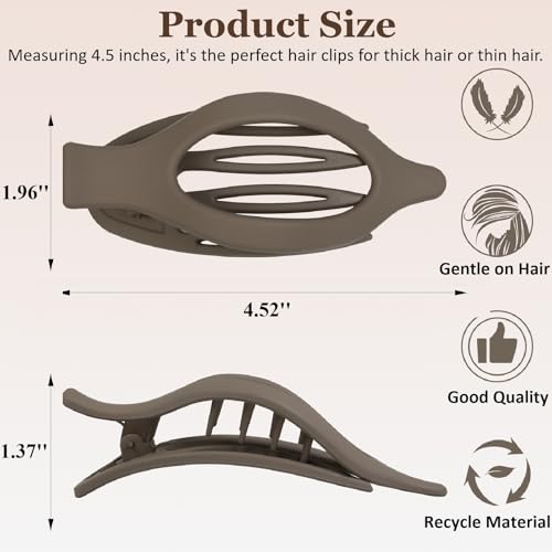 Pinzas planas para cabello, pack de 6 unidades miniatura 7