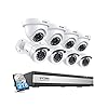 ZOSI Full 1080p 16 Channel Home Security Camera System, H.265+ 16 Channel DVR with Hard Drive 2TB and 8 x 1080p…