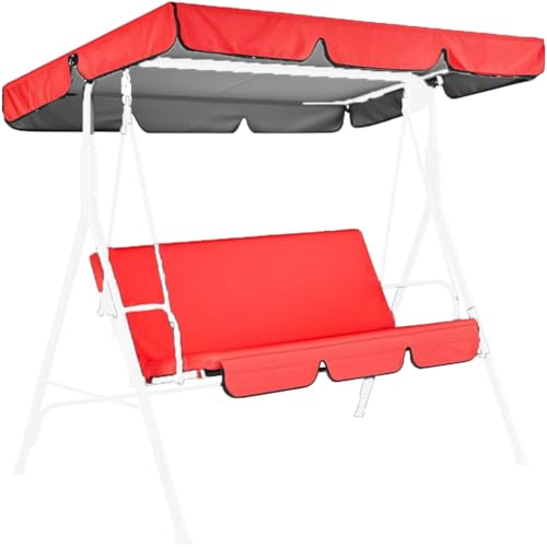 Balancelle de jardin réglable avec grand coussin amovible gris pour détente en plein air