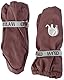 CeLaVi Unisex Baby PU Mittens Padded Fäustlinge, Rose Brown, 1 = 2-4 Y