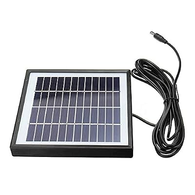 Aumotop High Efficiency 5W 12V Outdoor Polycrystalline Solar Panel for Solar Street Lights Suitable for Lowpower Appliances (Panel)