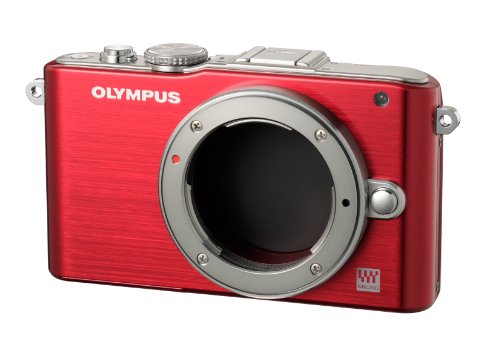 OLYMPUS mirror interchangeable lens PEN Lite E-PL3 body Red E-PL3 BODY RED - International Version (No Warranty)