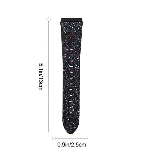 ULTECHNOVO Pulseira de Relógio Glitter Compatível Com Fitbit Versa/Versa 2/ Versa Lite/Versa Se